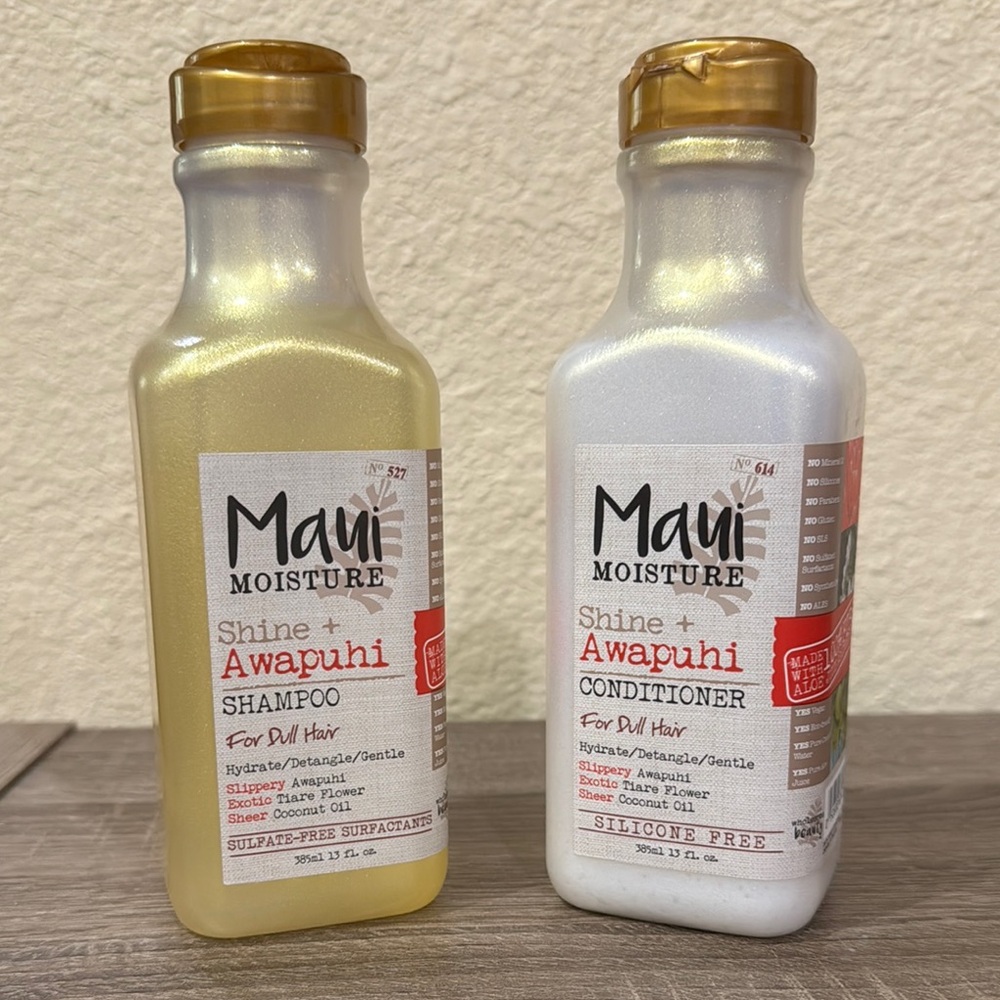 Maui Moisture Shine + Awapuhi Shampoo & Conditioner Duo Set